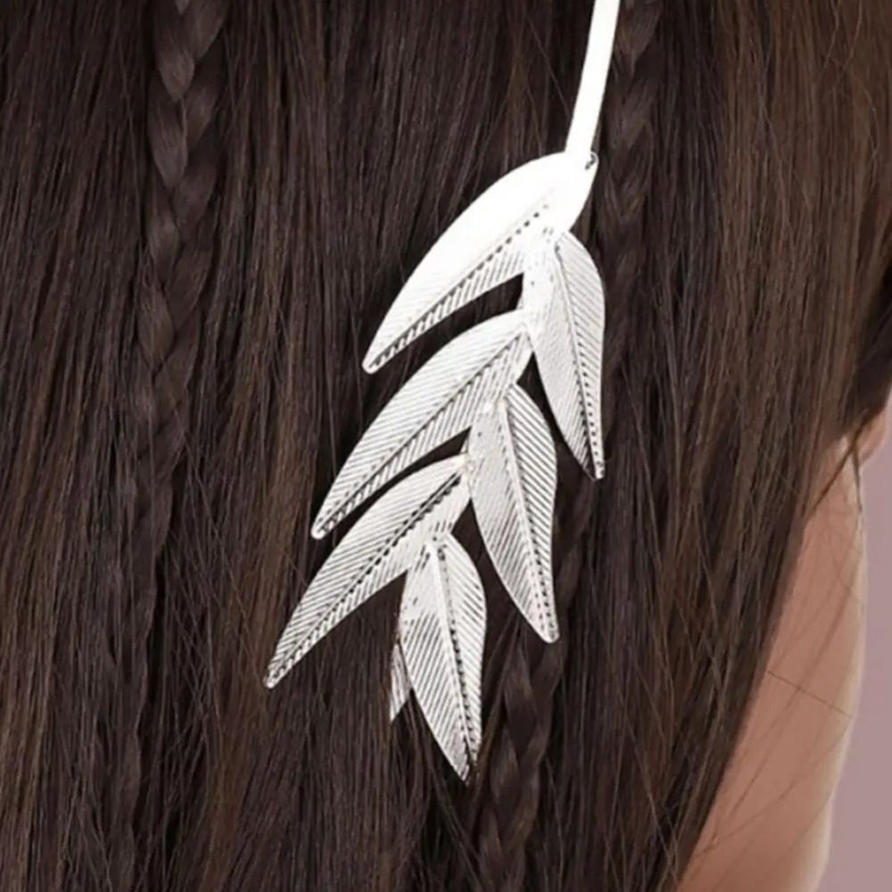 Wrap Ring Gold - Elegant Metal Leaf Crown Palace Style