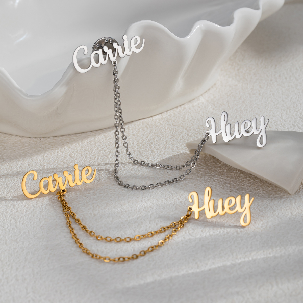 Women Accessories Business Name - Fashion 2 Names DIY Customized Pins