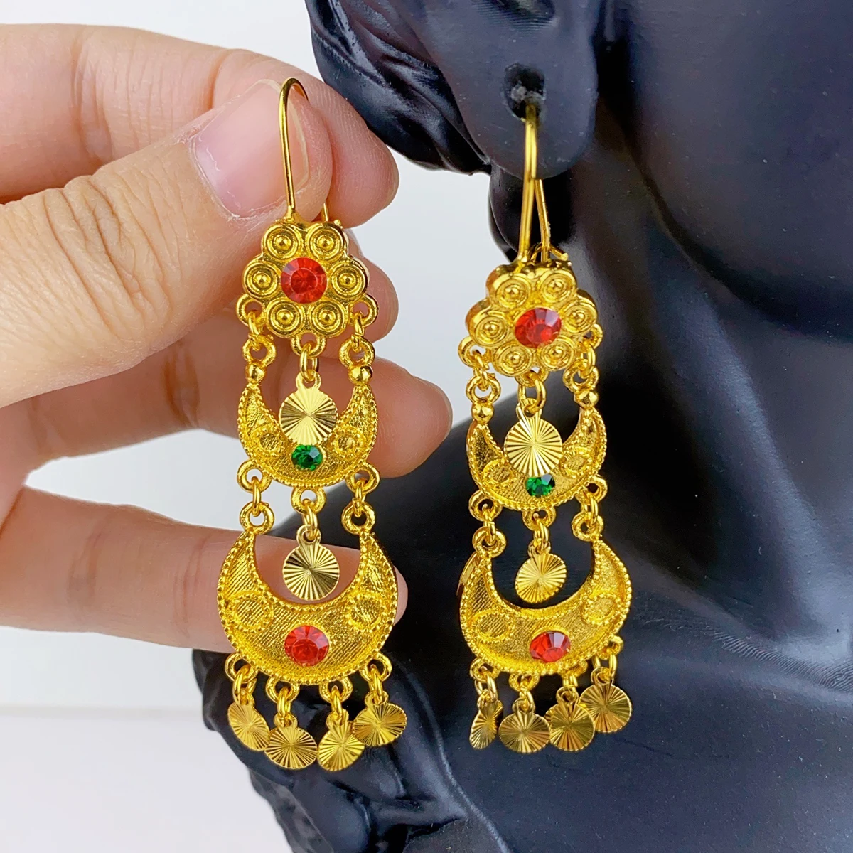 Indian Drop Dangle Earrings Je - đánh giá và giá Women Accessories Dubai