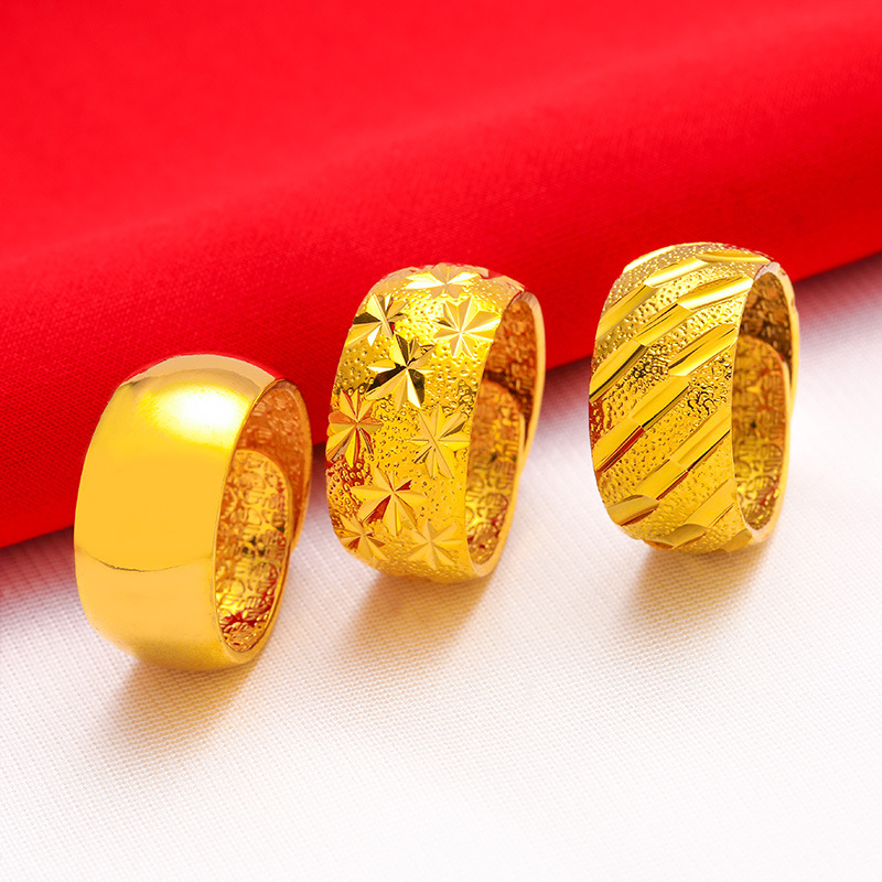 Male Wide 12mm Large Ring Open - đánh giá và giá Wrap Ring Gold