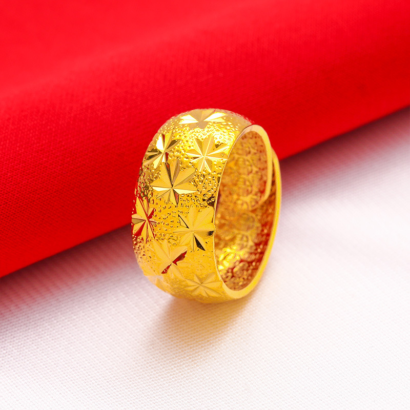 Male Wide 12mm Large Ring Open - đánh giá và giá Wrap Ring Gold