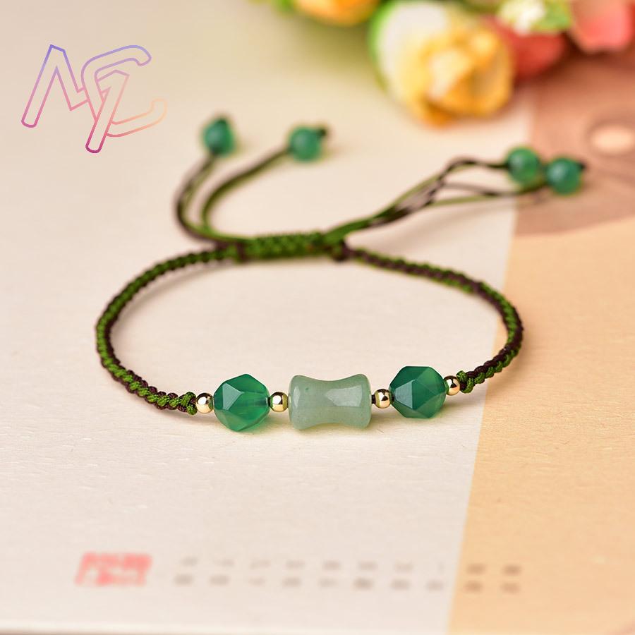 Green Natural Jade Beads Brace - đánh giá và giá Women'S Vintage Accessories