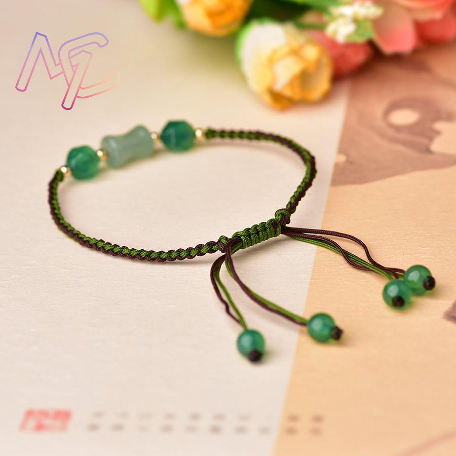 Green Natural Jade Beads Brace - đánh giá và giá Women'S Vintage Accessories