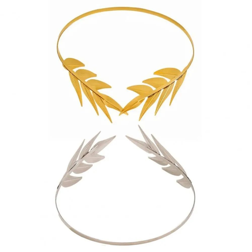 Elegant Metal Leaf Crown Palac - đánh giá và giá Wrap Ring Gold