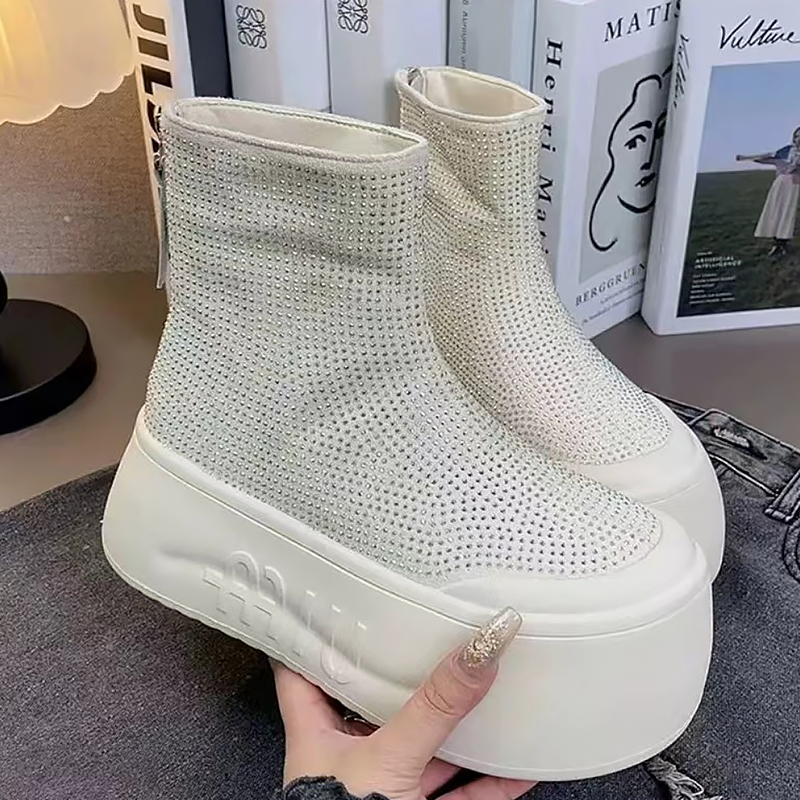 Luxury Rhinestone Woman Bootie - đánh giá và giá Women'S Accessories Trends 2025