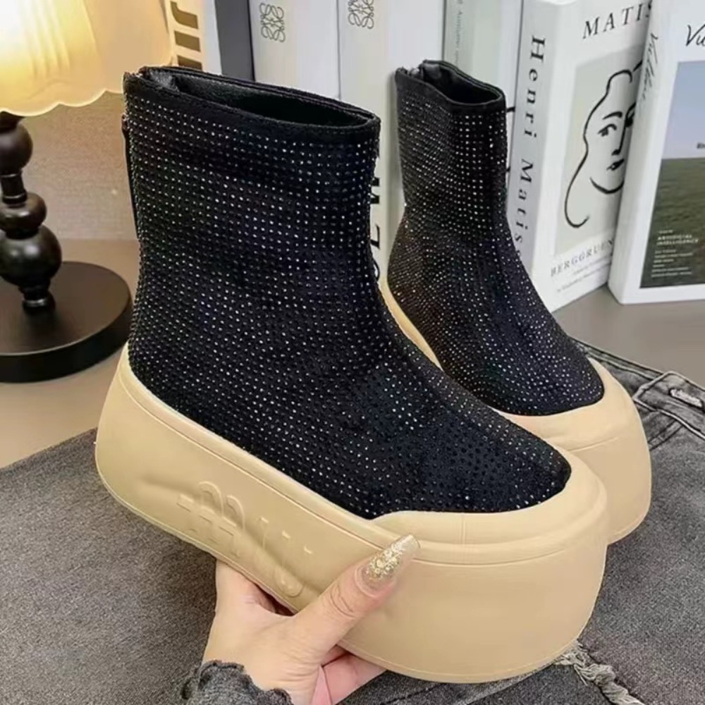Luxury Rhinestone Woman Bootie - đánh giá và giá Women'S Accessories Trends 2025