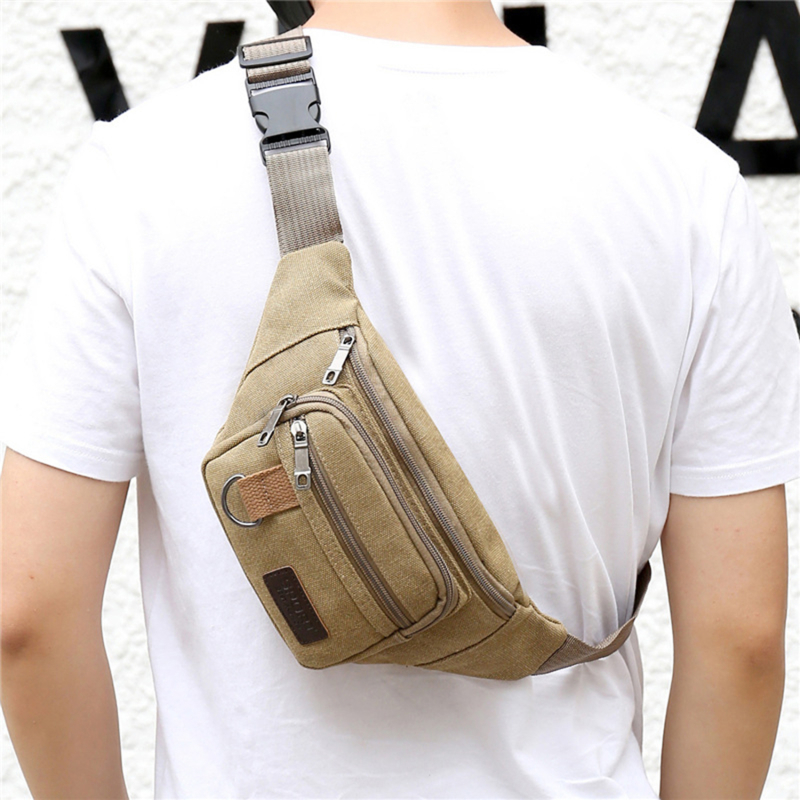 Chest Bag Canvas Waist Bag Wom - đánh giá và giá Women Accessories Pouch