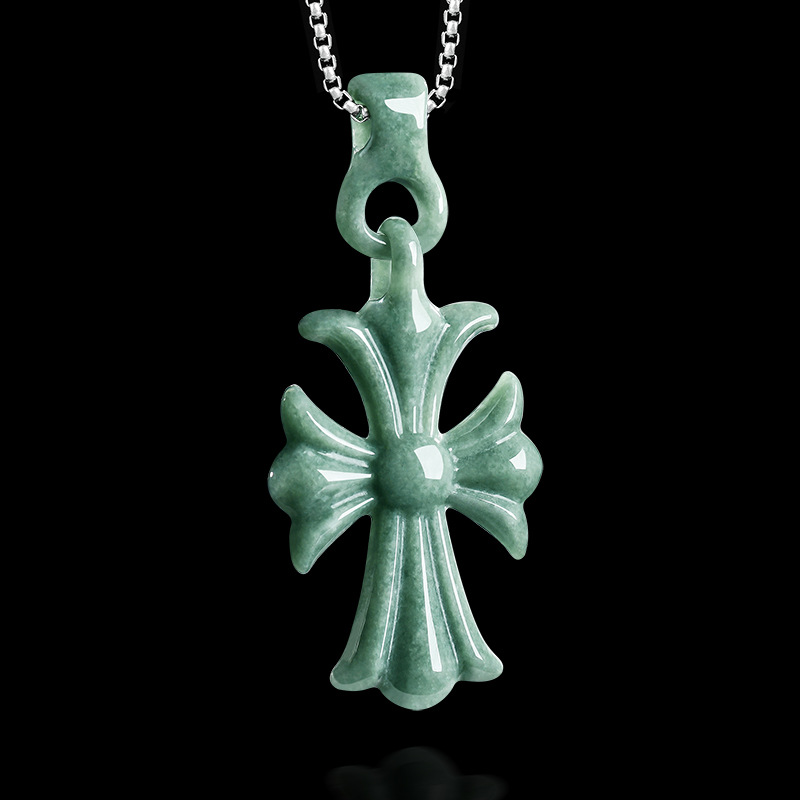 Natural Burmese Jadeite Cross  - đánh giá và giá Women'S Vintage Accessories