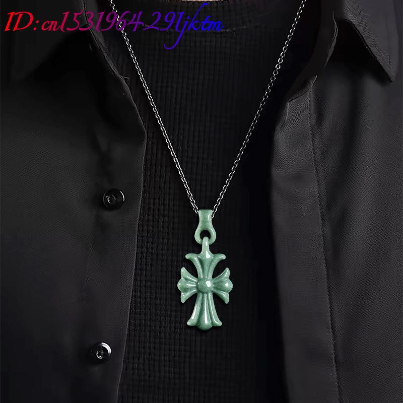 Natural Burmese Jadeite Cross  - đánh giá và giá Women'S Vintage Accessories