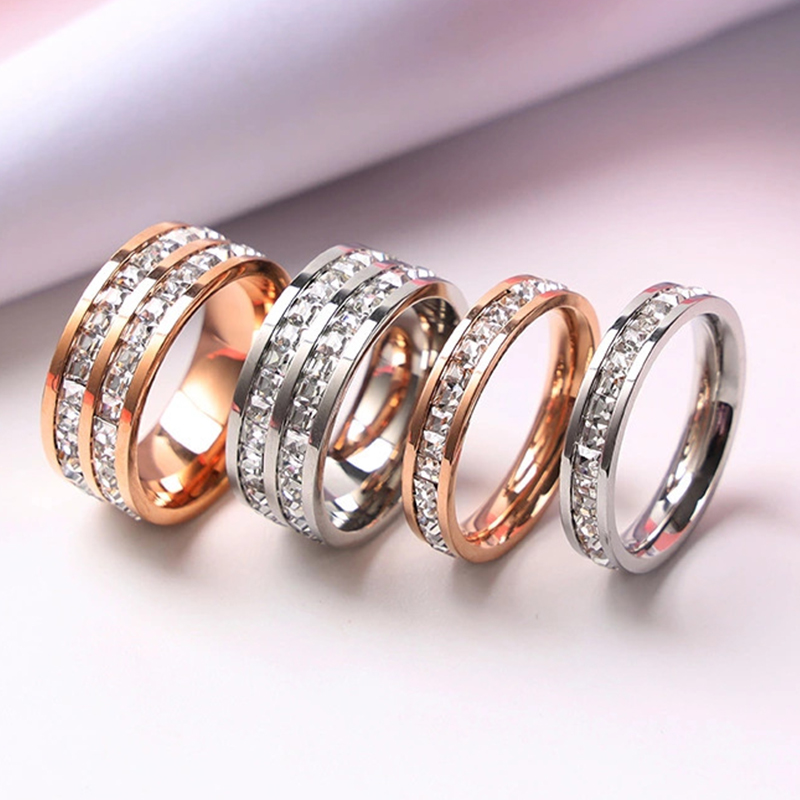 Luxury Rose Gold Color Single  - đánh giá và giá Wrap Ring Gold