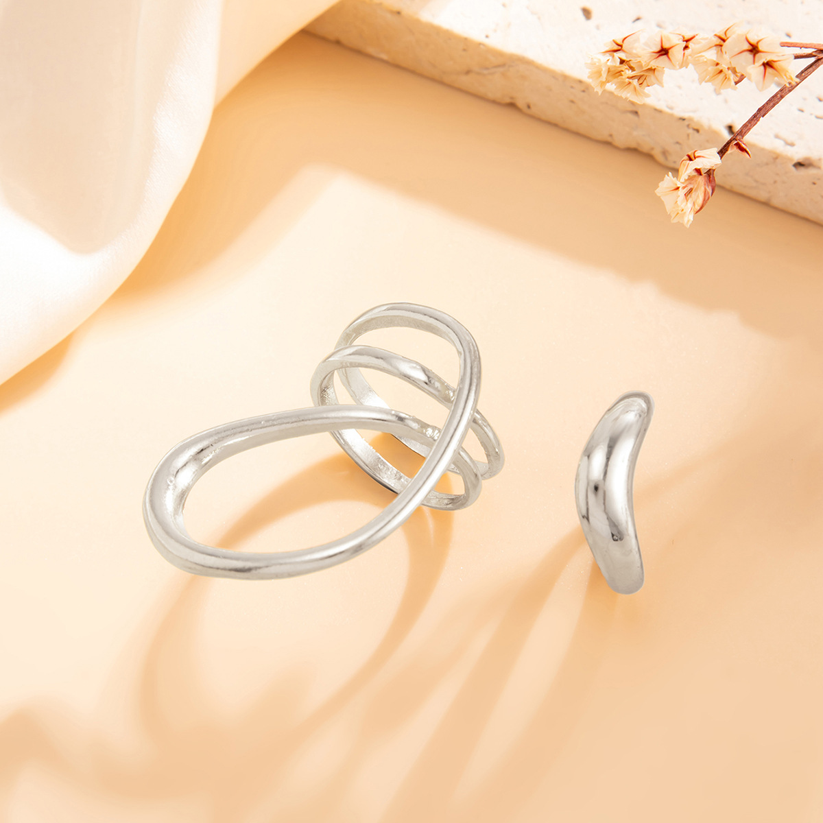 Gold Minimalist Irregular Toe  - đánh giá và giá Wrap Ring Gold