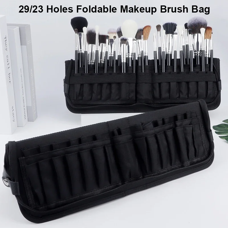 29/23 Holes Foldable Makeup Br - đánh giá và giá Women Accessories Pouch